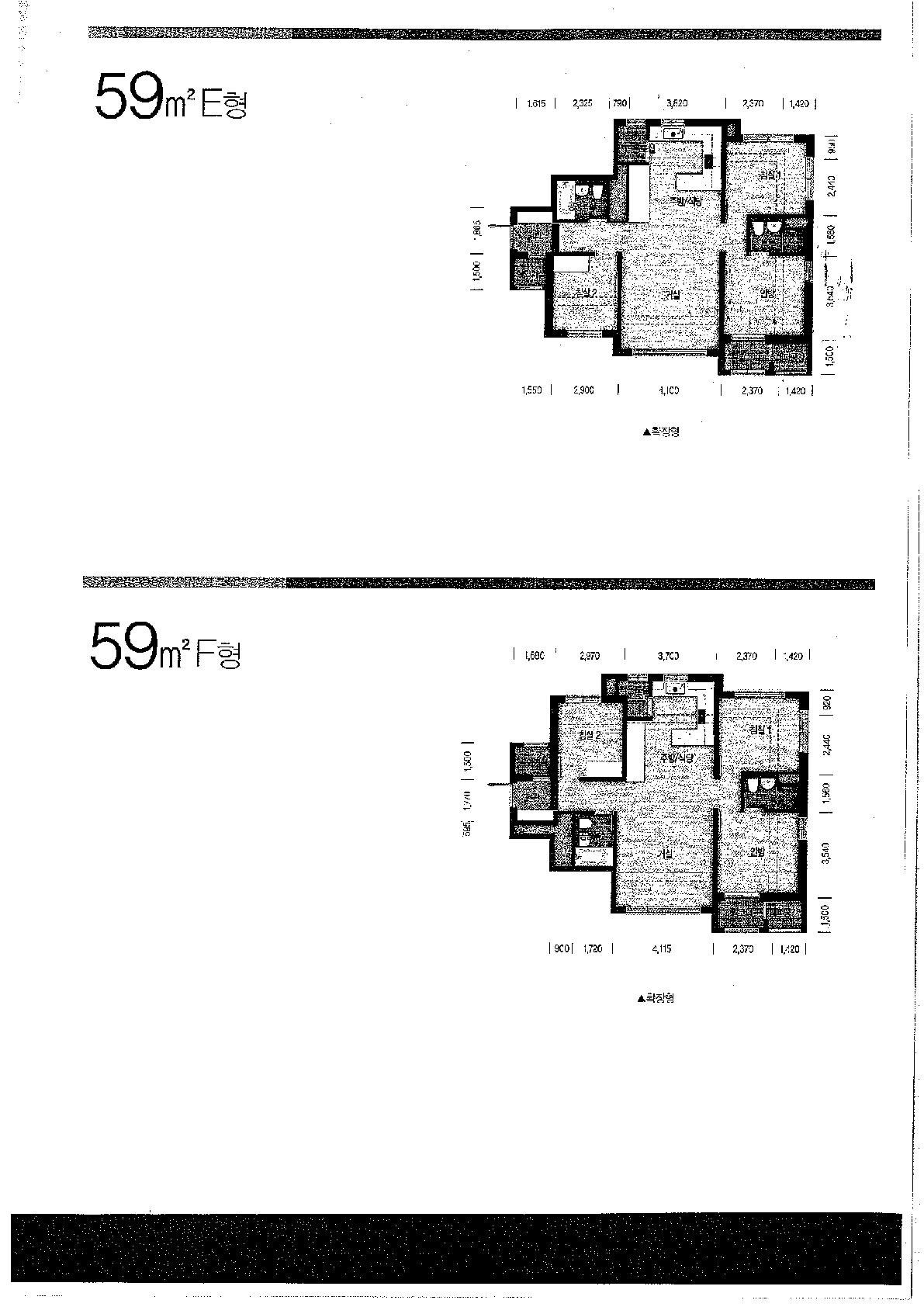 단위세대평면도 이미지