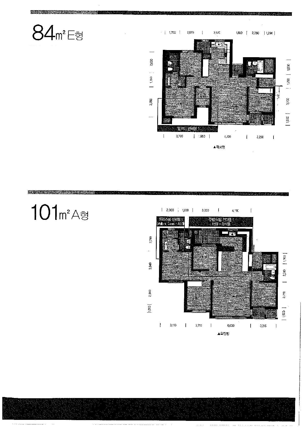 단위세대평면도 이미지