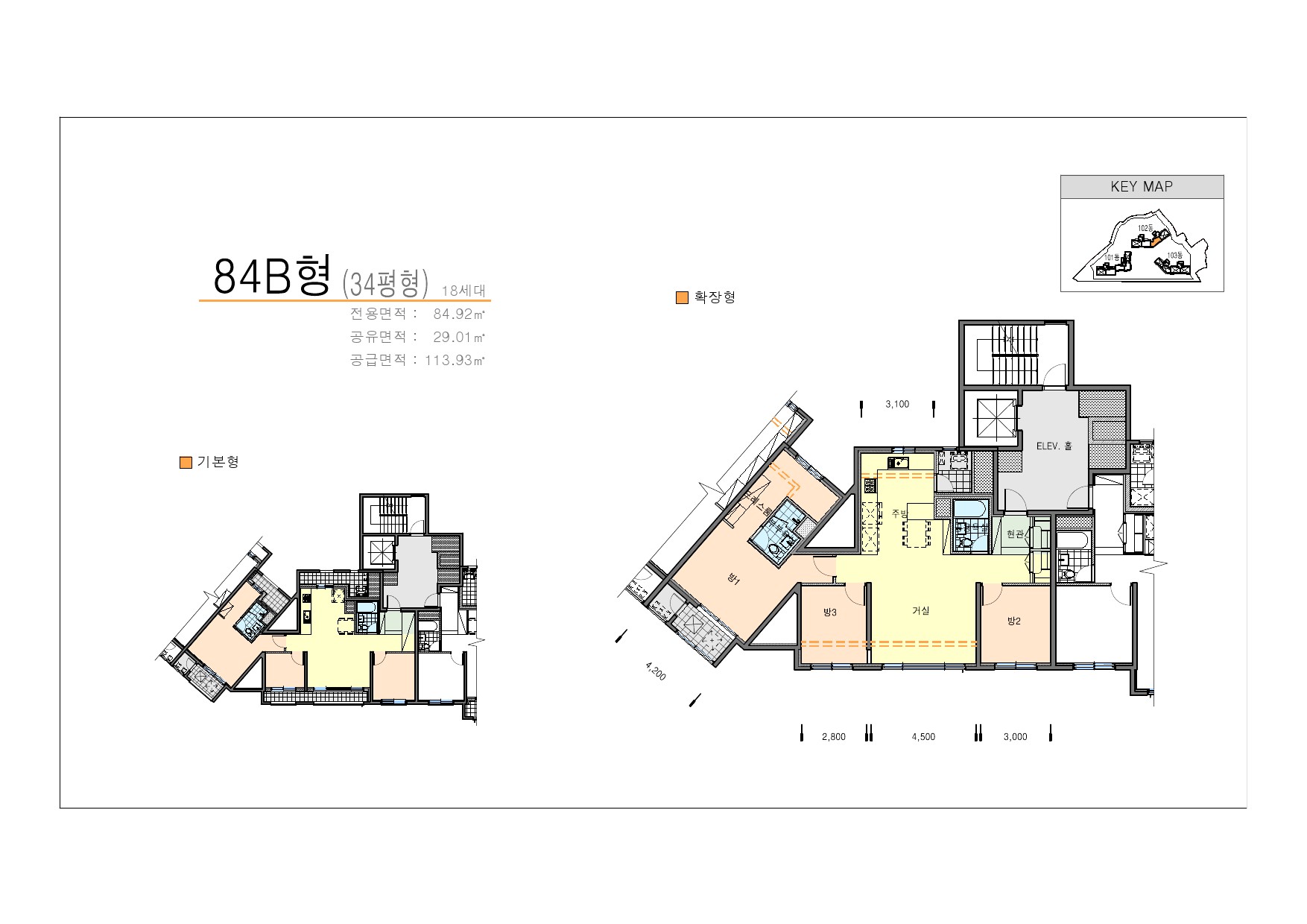 단위세대평면도 이미지