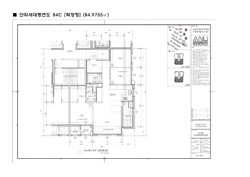 단위세대평면도 이미지