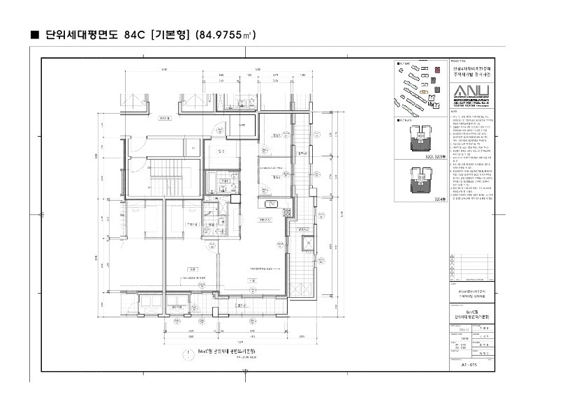 단위세대평면도 이미지