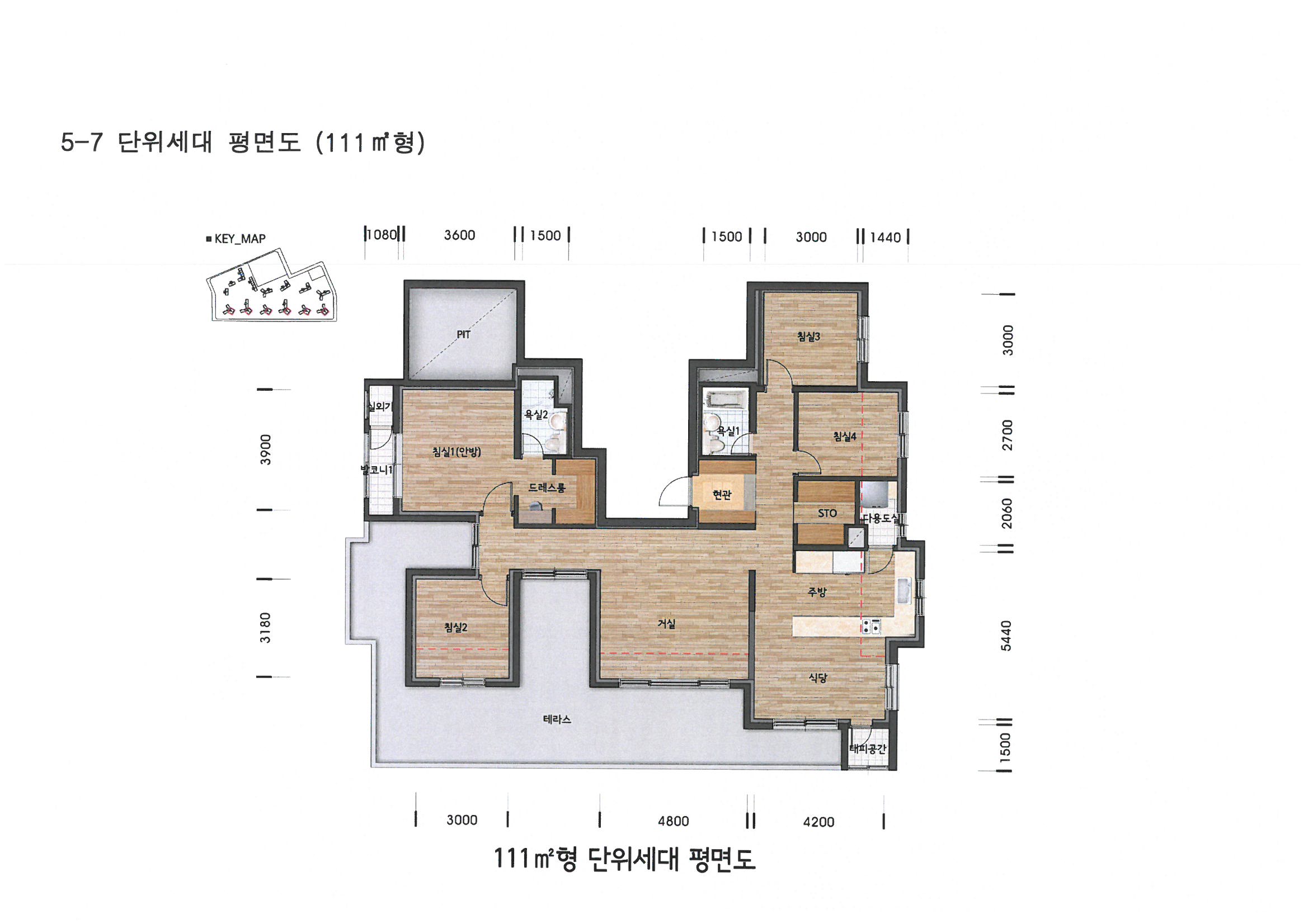 단위세대평면도 이미지