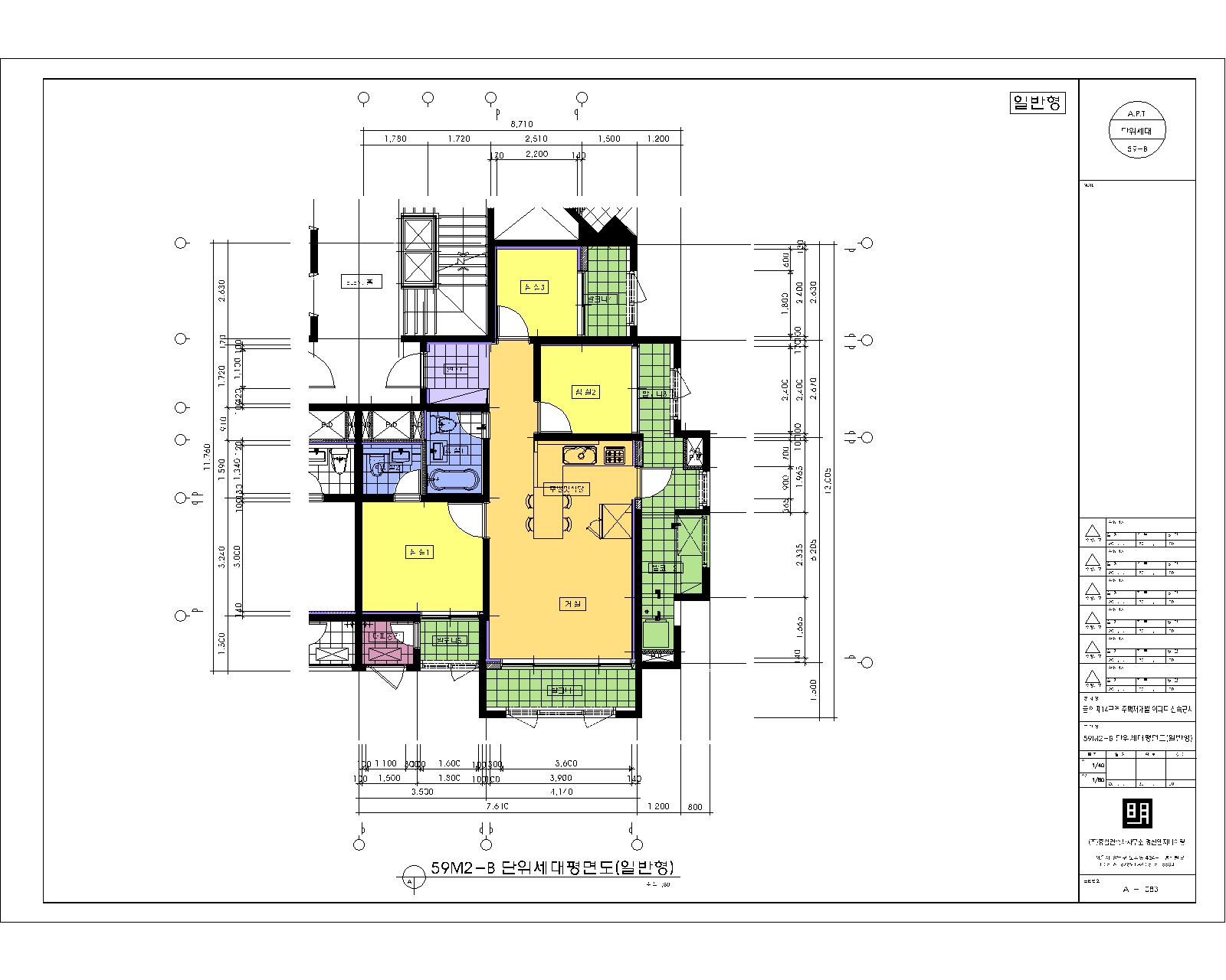 단위세대평면도 이미지
