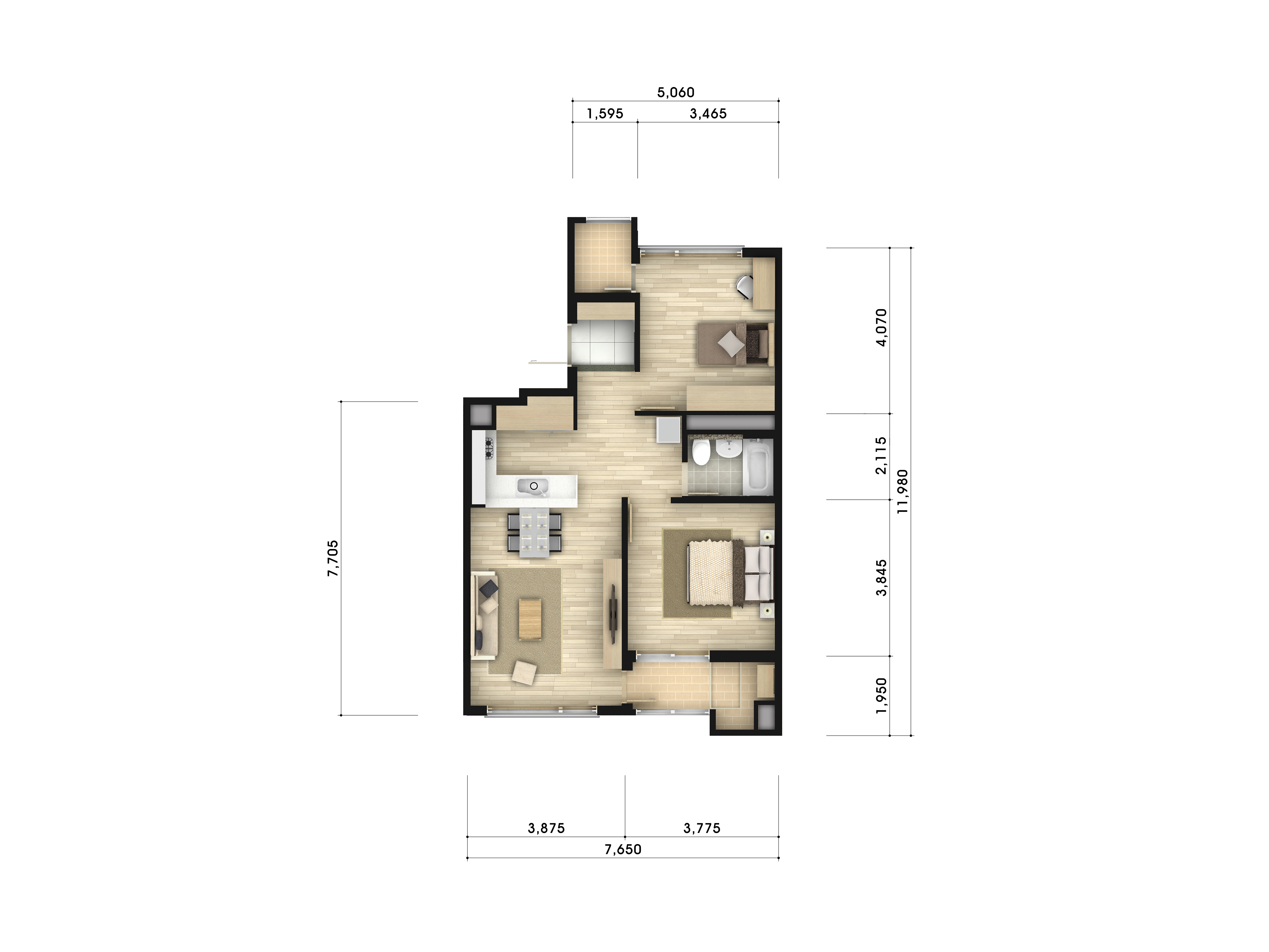 단위세대평면도 이미지