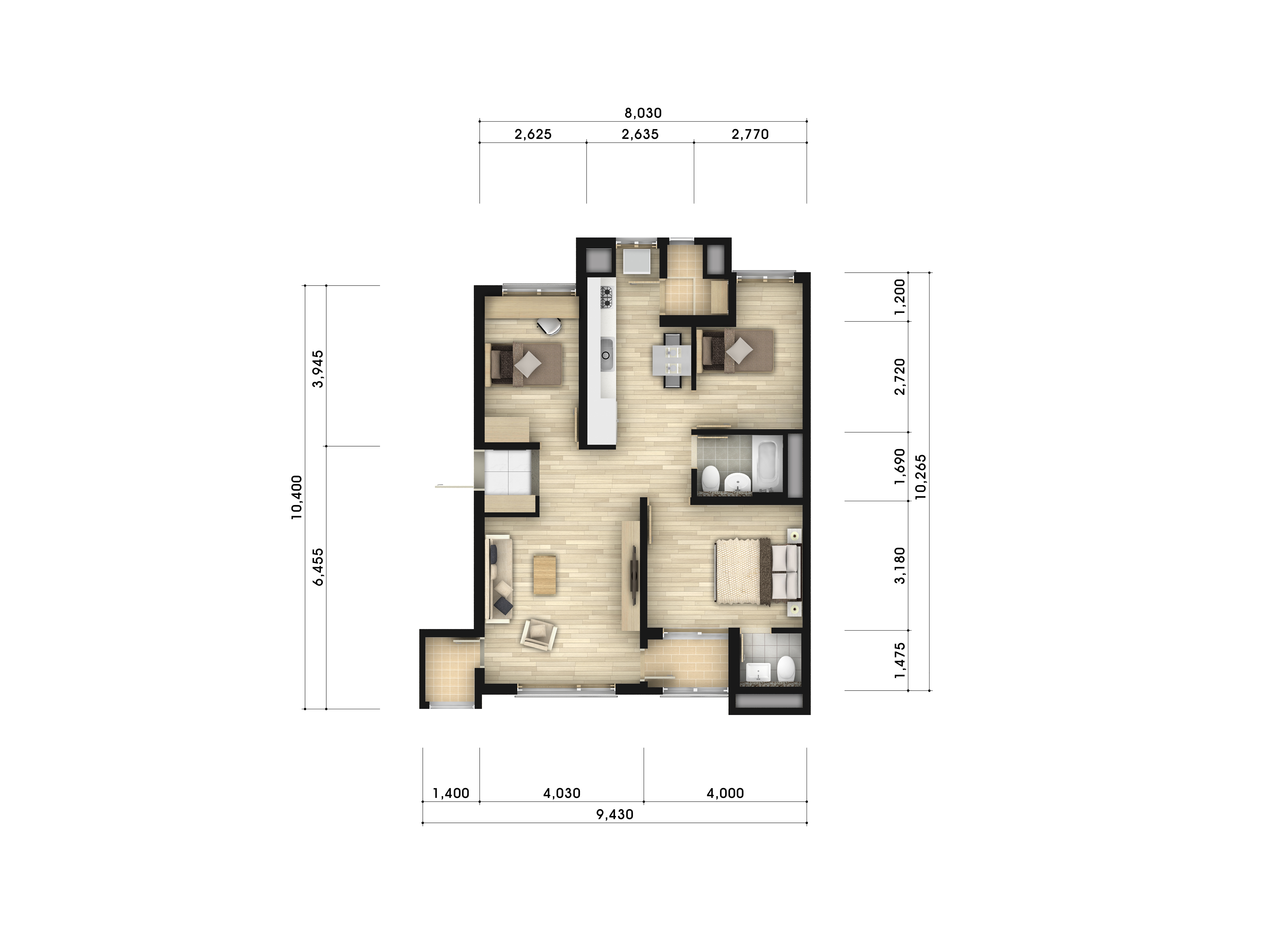 단위세대평면도 이미지