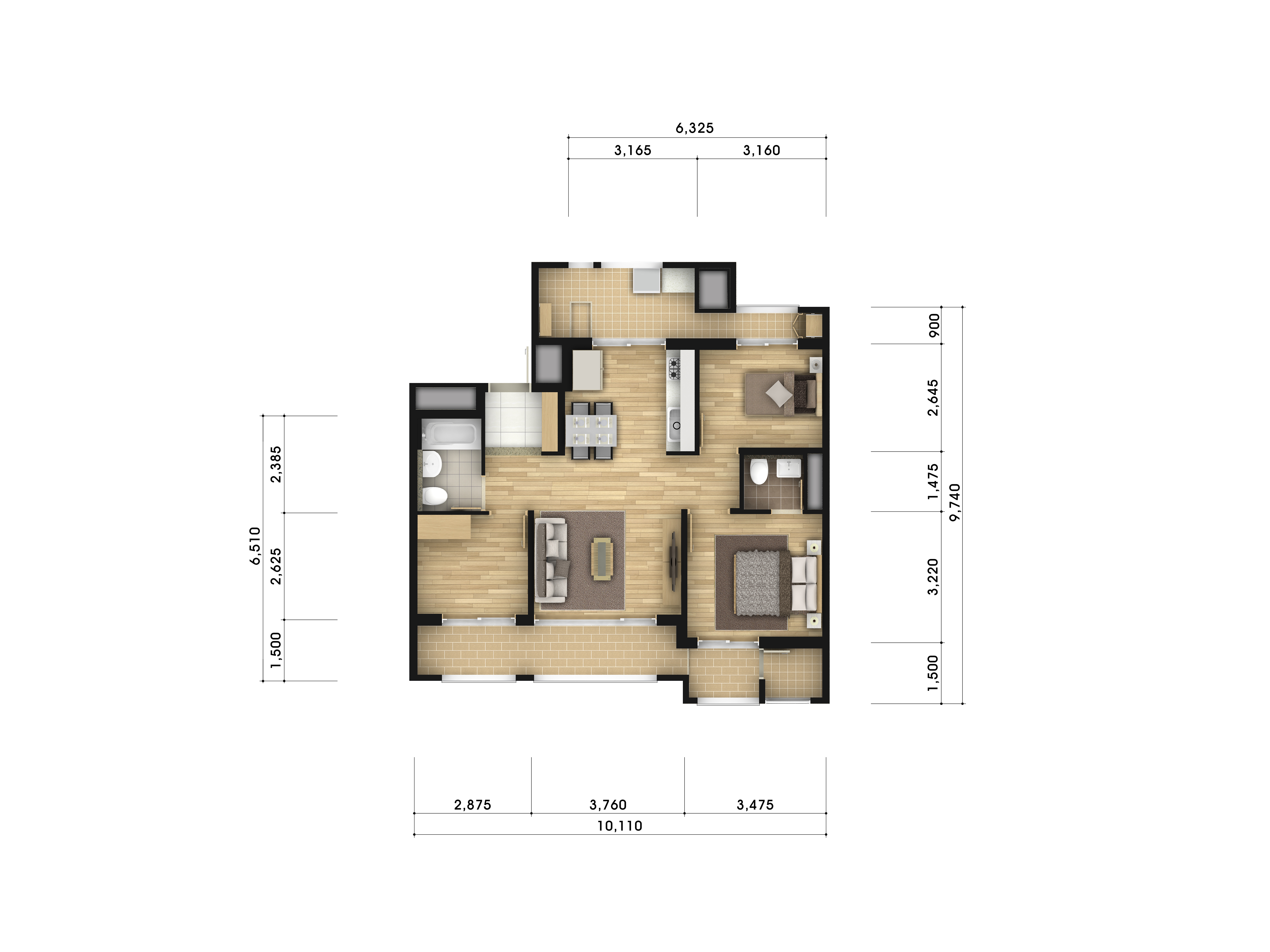 단위세대평면도 이미지