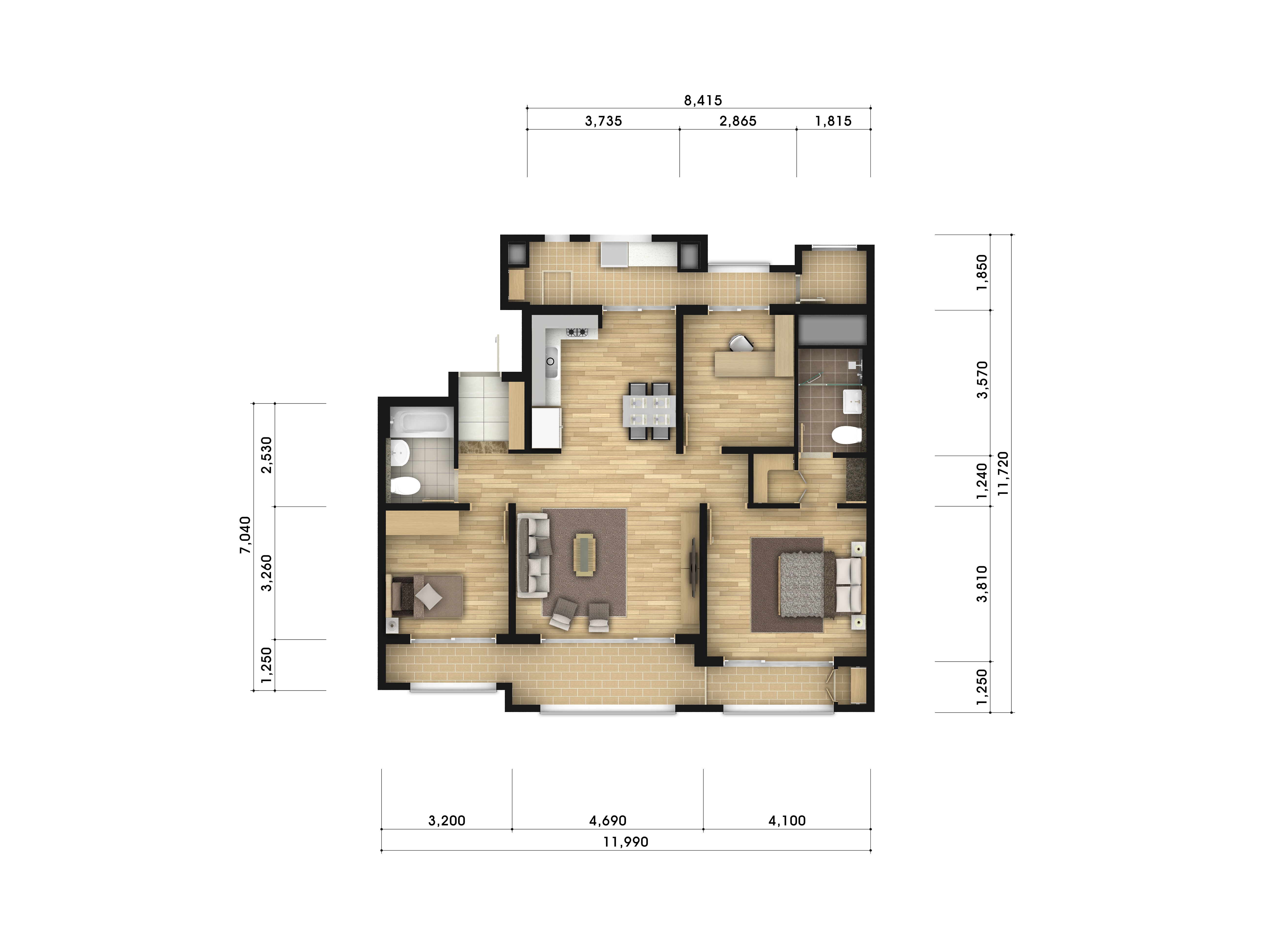 단위세대평면도 이미지