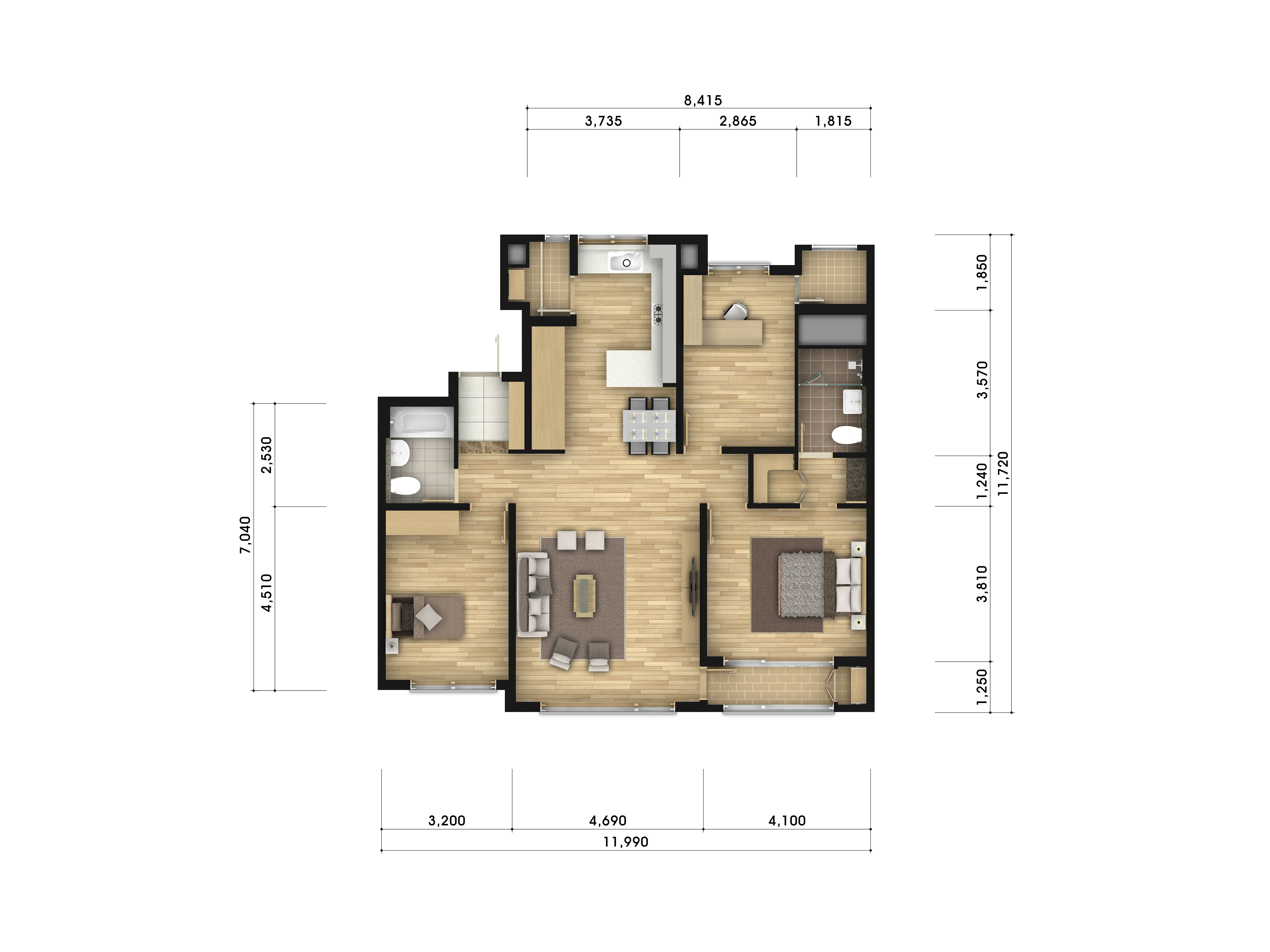 단위세대평면도 이미지