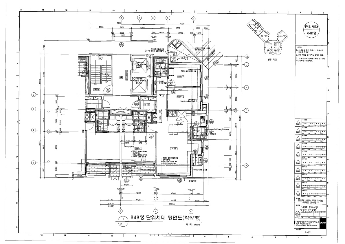 단위세대평면도 이미지