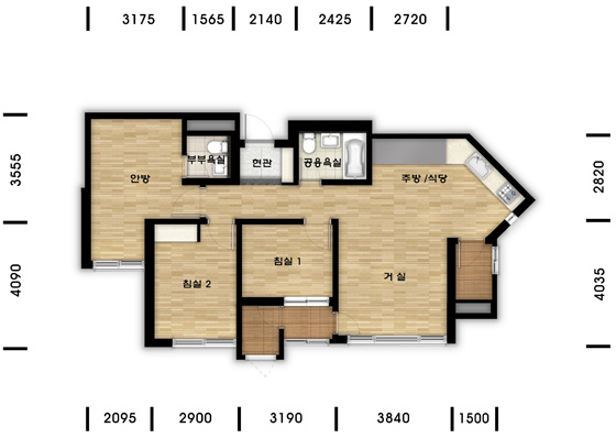 단위세대평면도 이미지