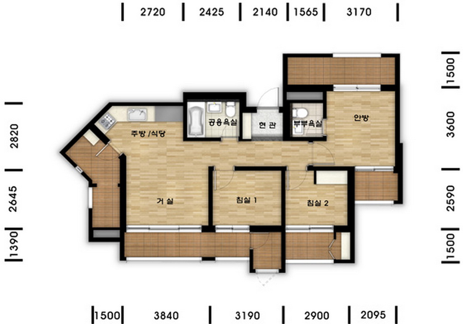 단위세대평면도 이미지
