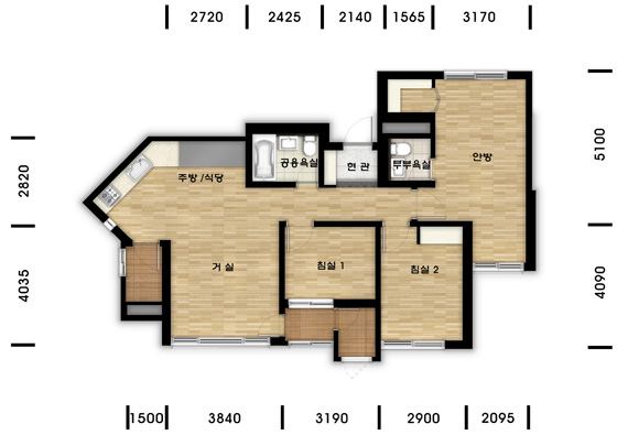 단위세대평면도 이미지