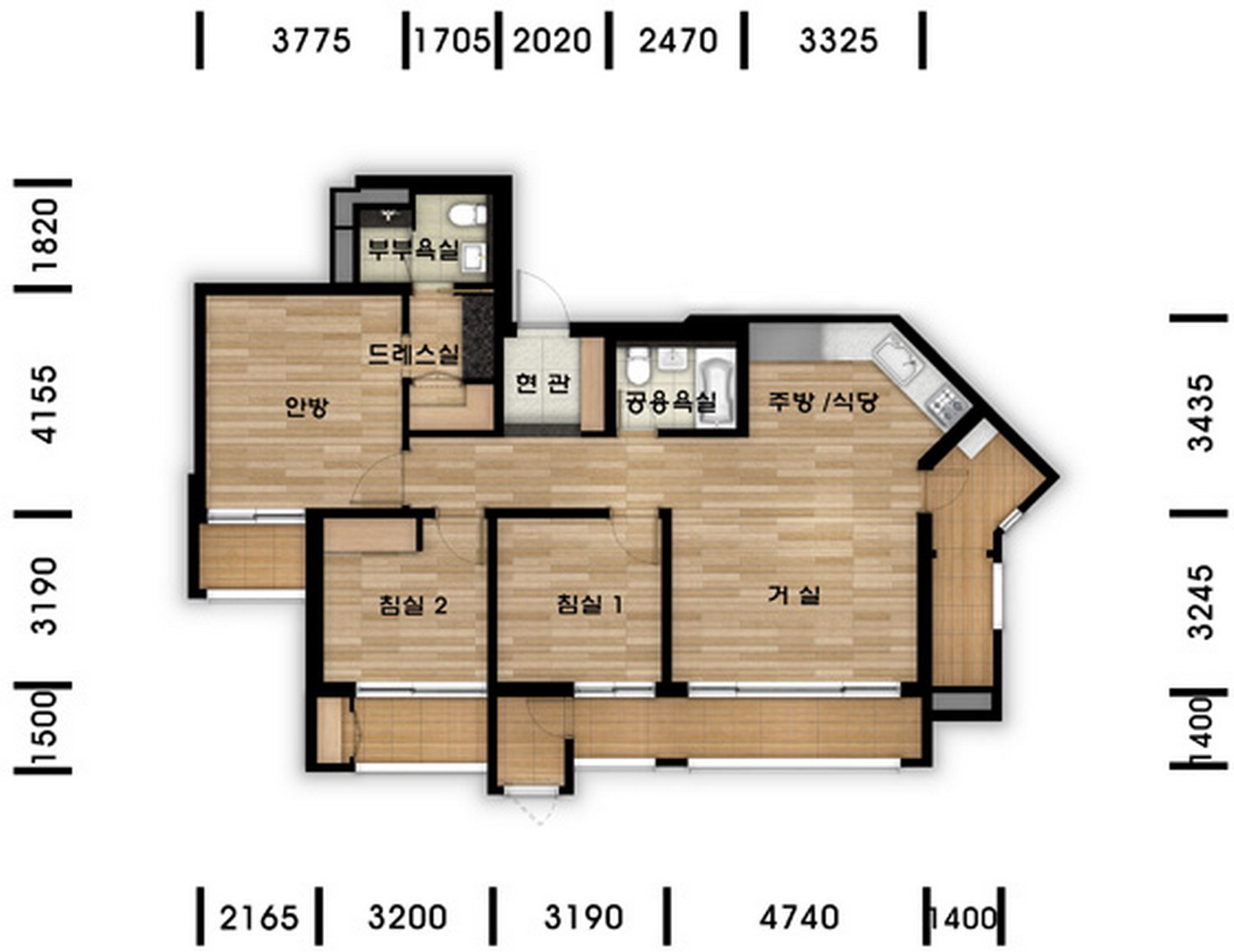 단위세대평면도 이미지