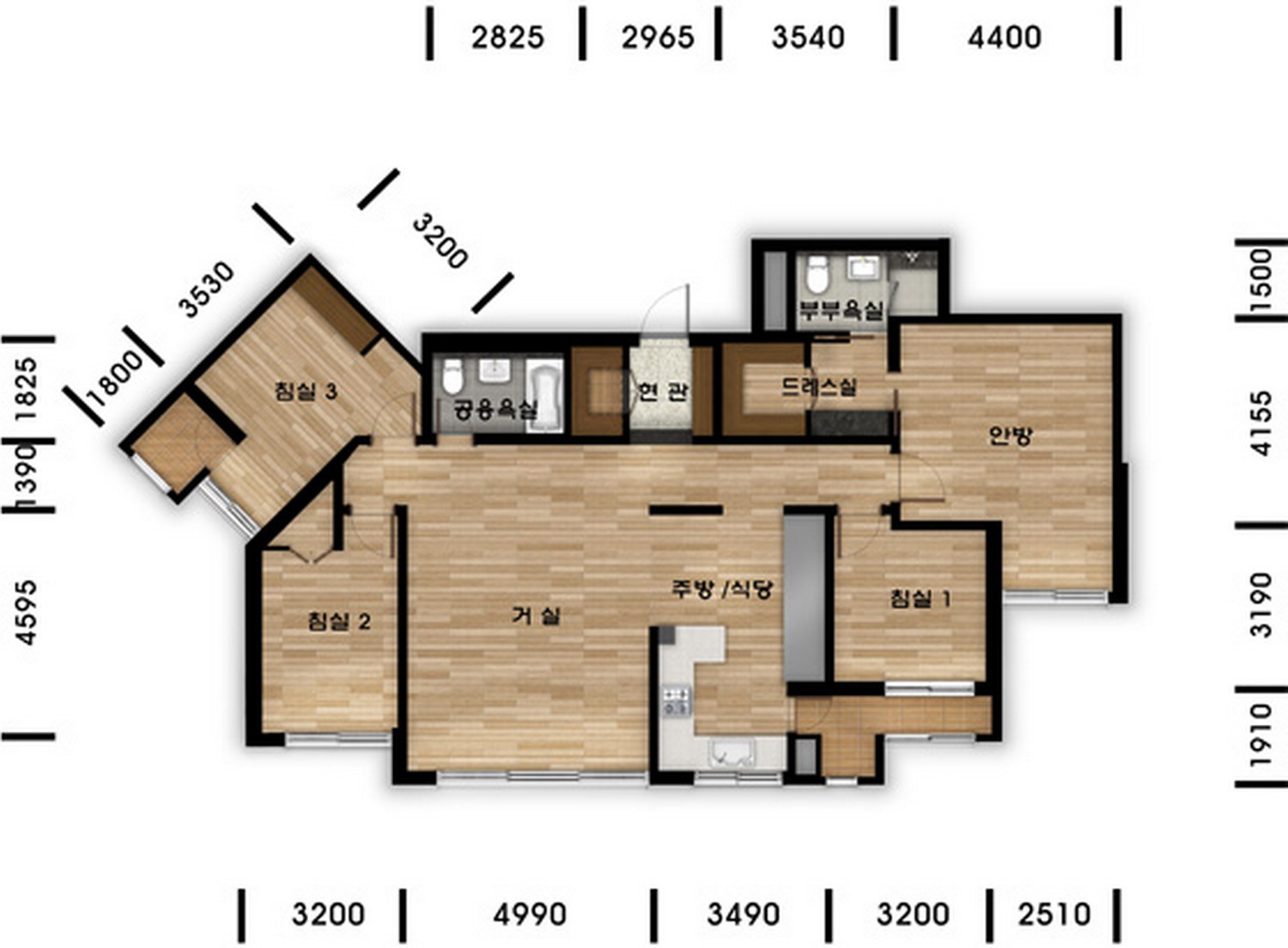 단위세대평면도 이미지