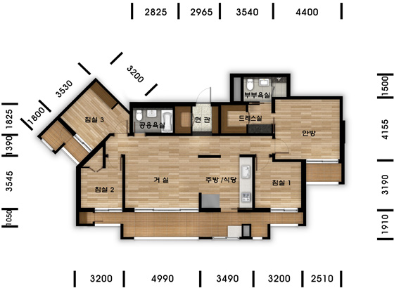 단위세대평면도 이미지