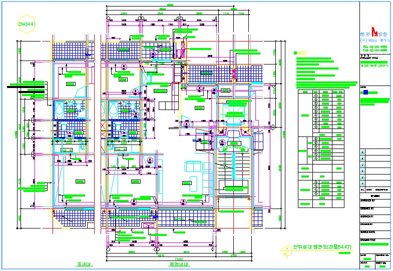단위세대평면도 이미지