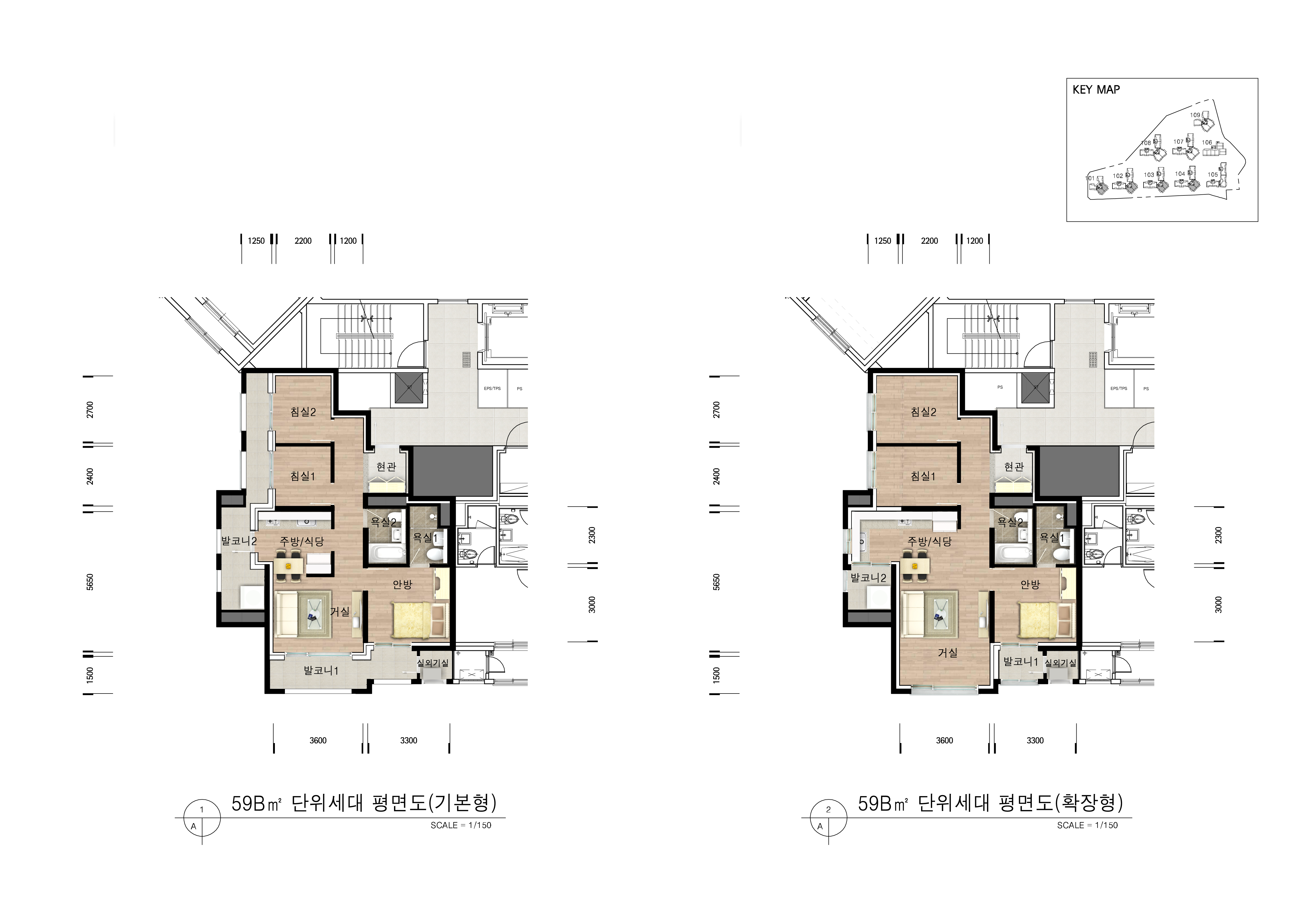단위세대평면도 이미지