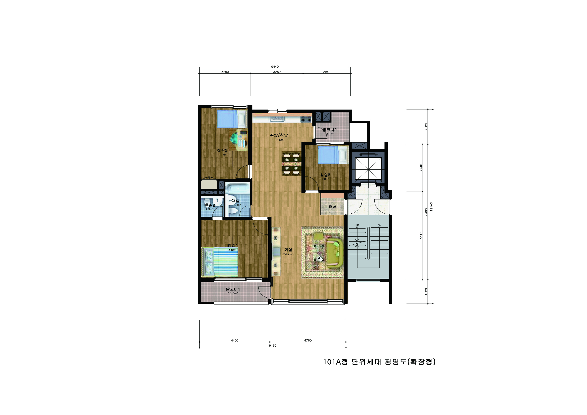 단위세대평면도 이미지