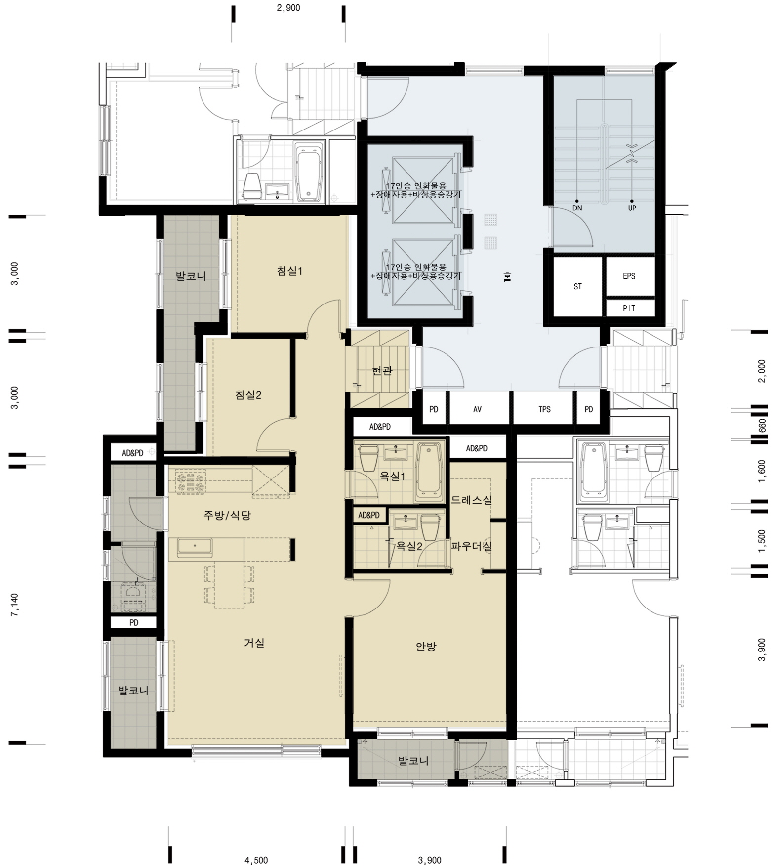 단위세대평면도 이미지