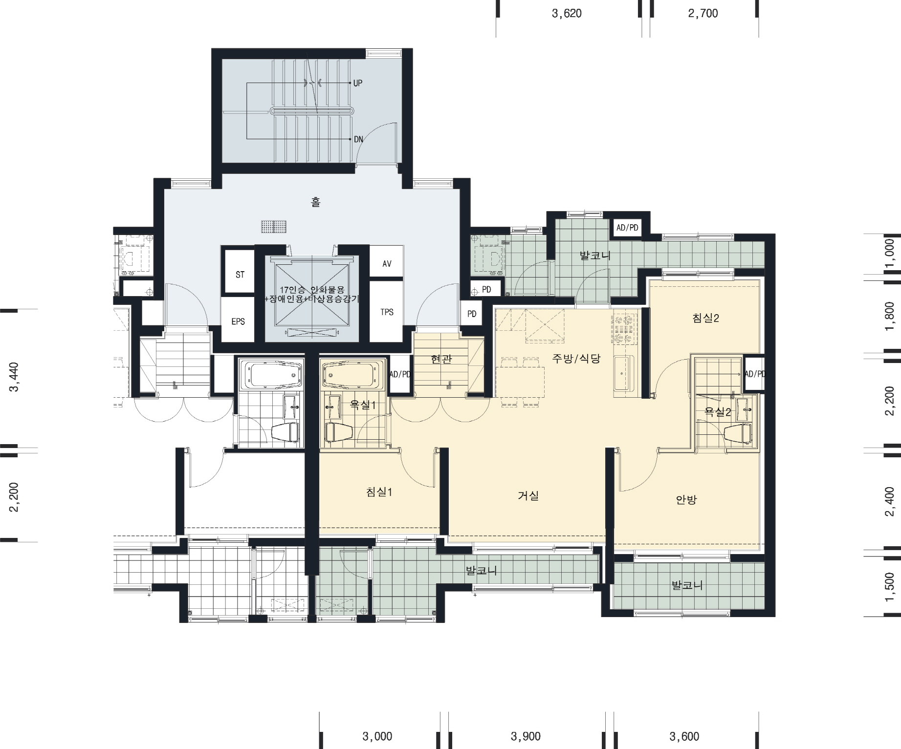단위세대평면도 이미지