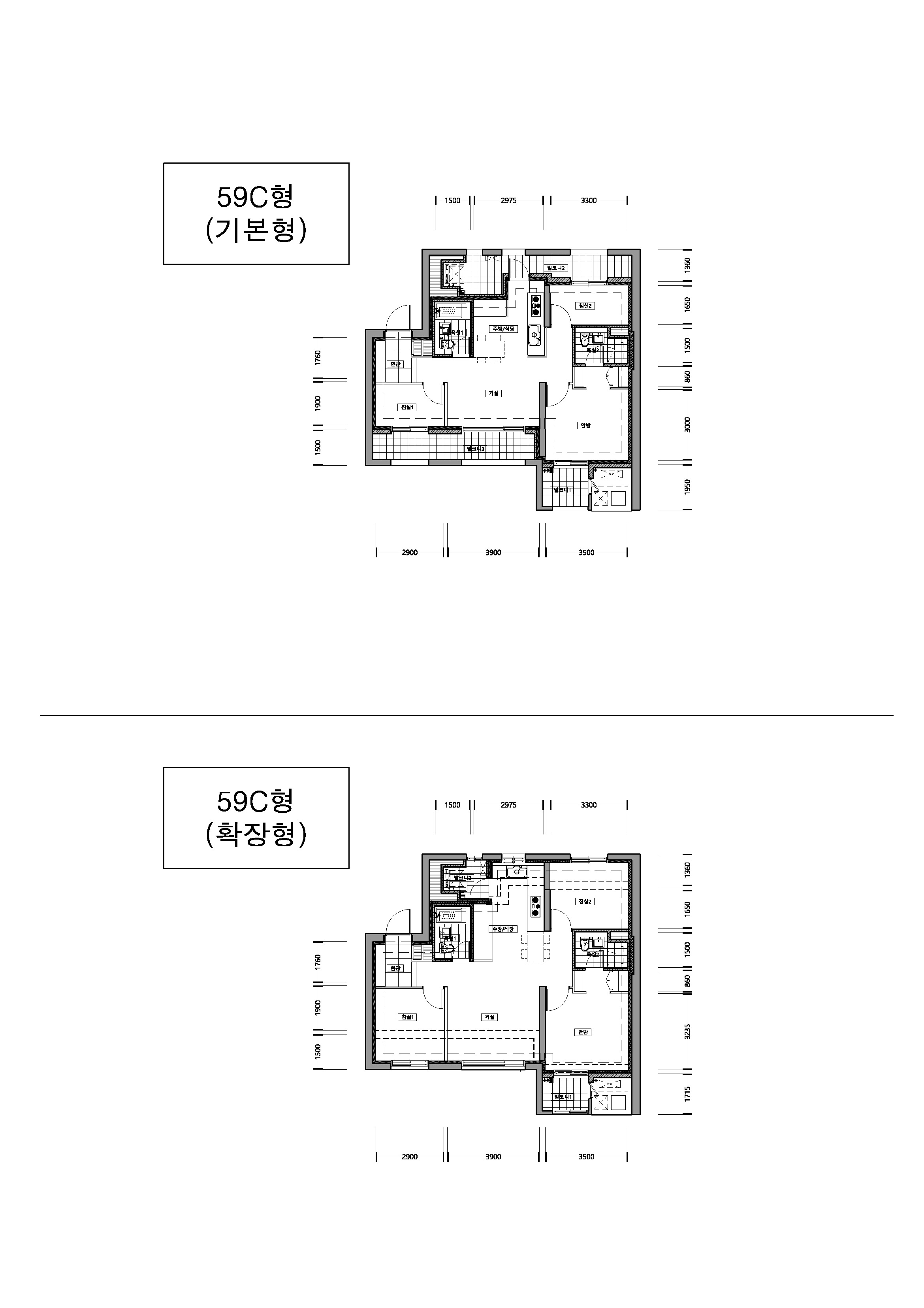 단위세대평면도 이미지