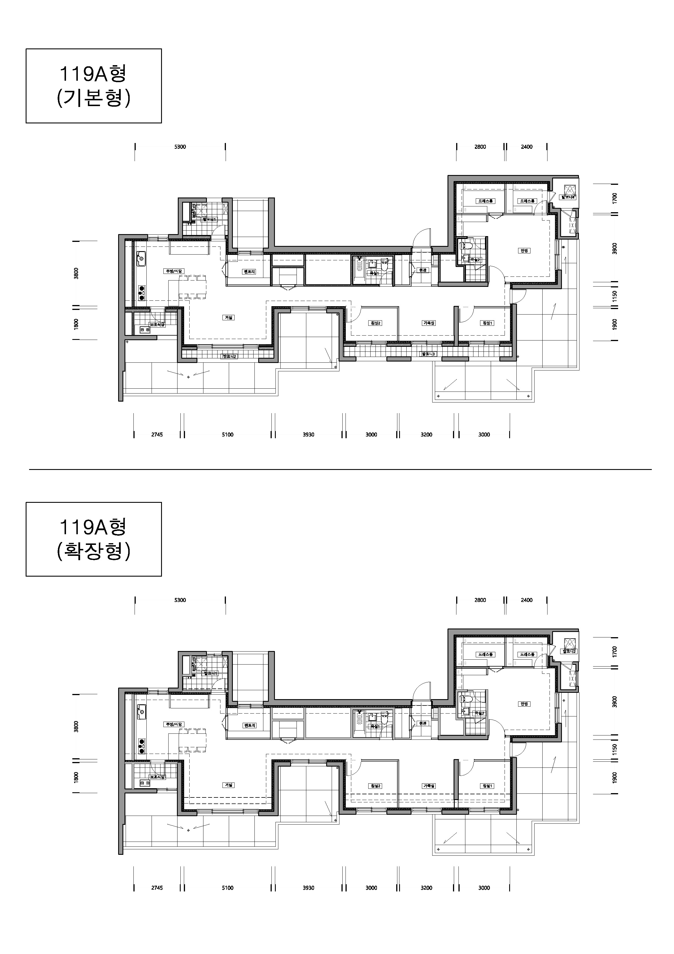 단위세대평면도 이미지