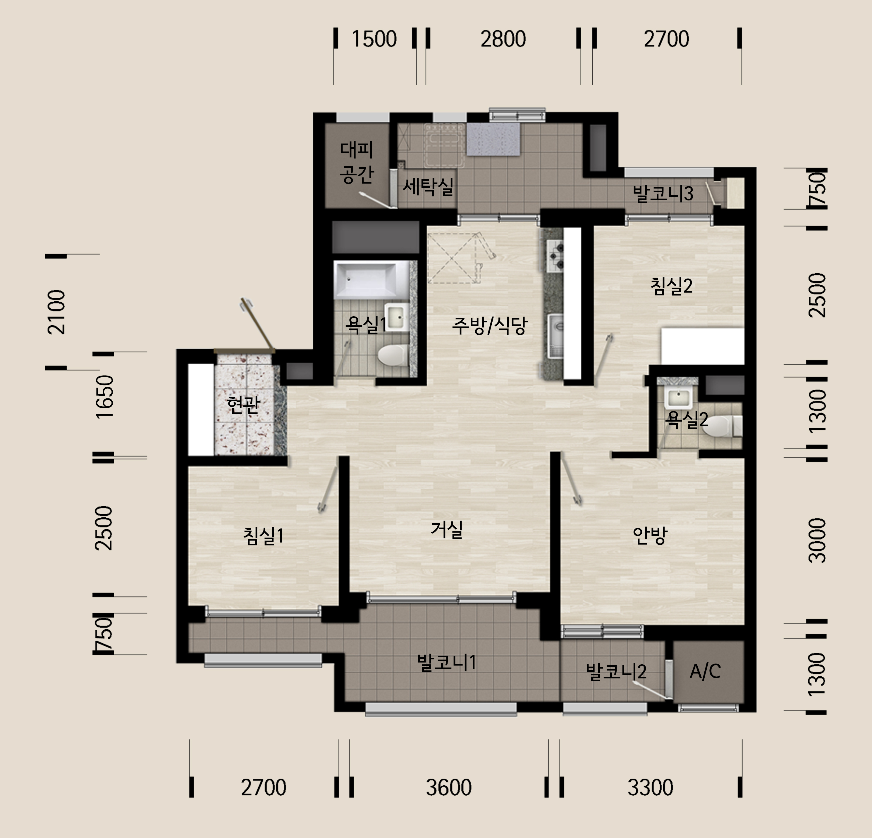 단위세대평면도 이미지