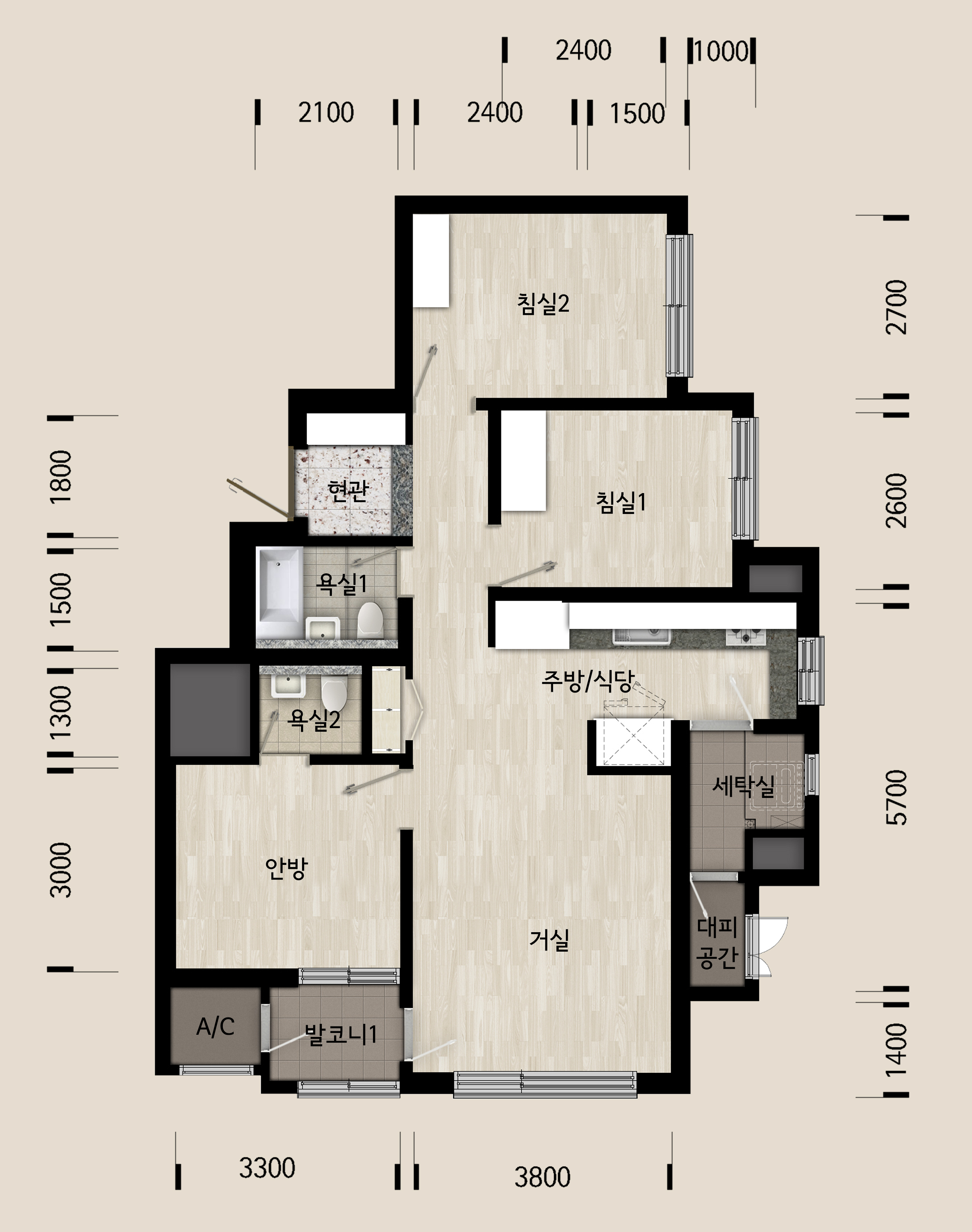 단위세대평면도 이미지