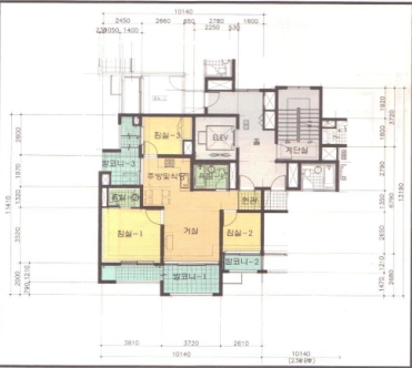 단위세대평면도 이미지