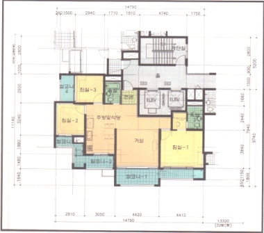 단위세대평면도 이미지