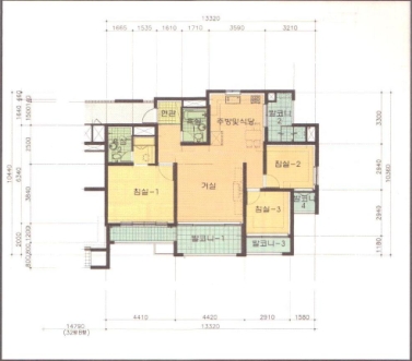 단위세대평면도 이미지