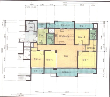 단위세대평면도 이미지
