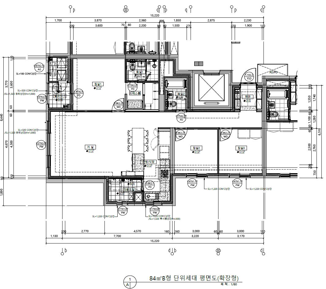 단위세대평면도 이미지