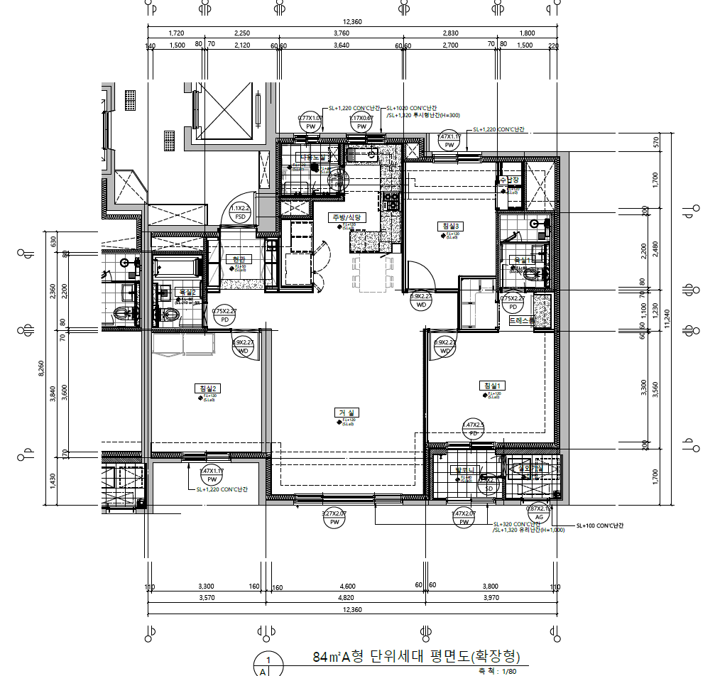 단위세대평면도 이미지
