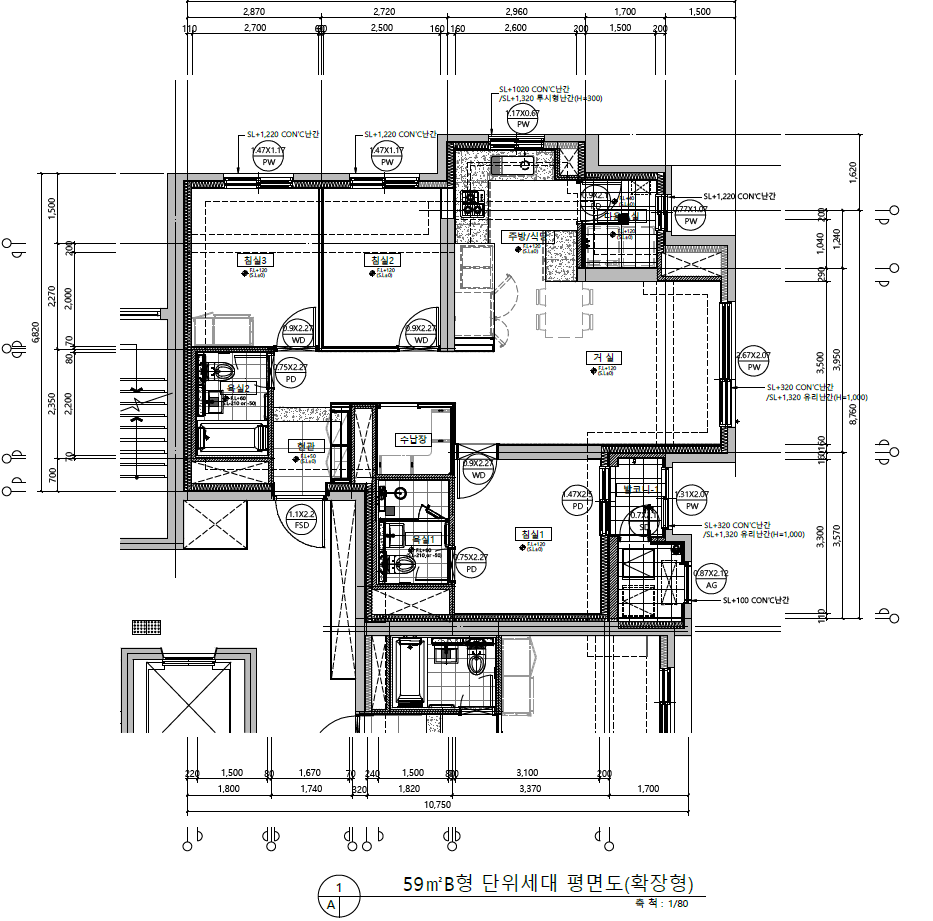 단위세대평면도 이미지