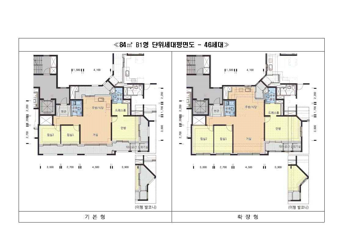 단위세대평면도 이미지