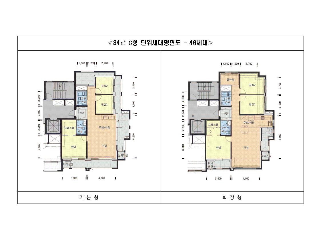 단위세대평면도 이미지