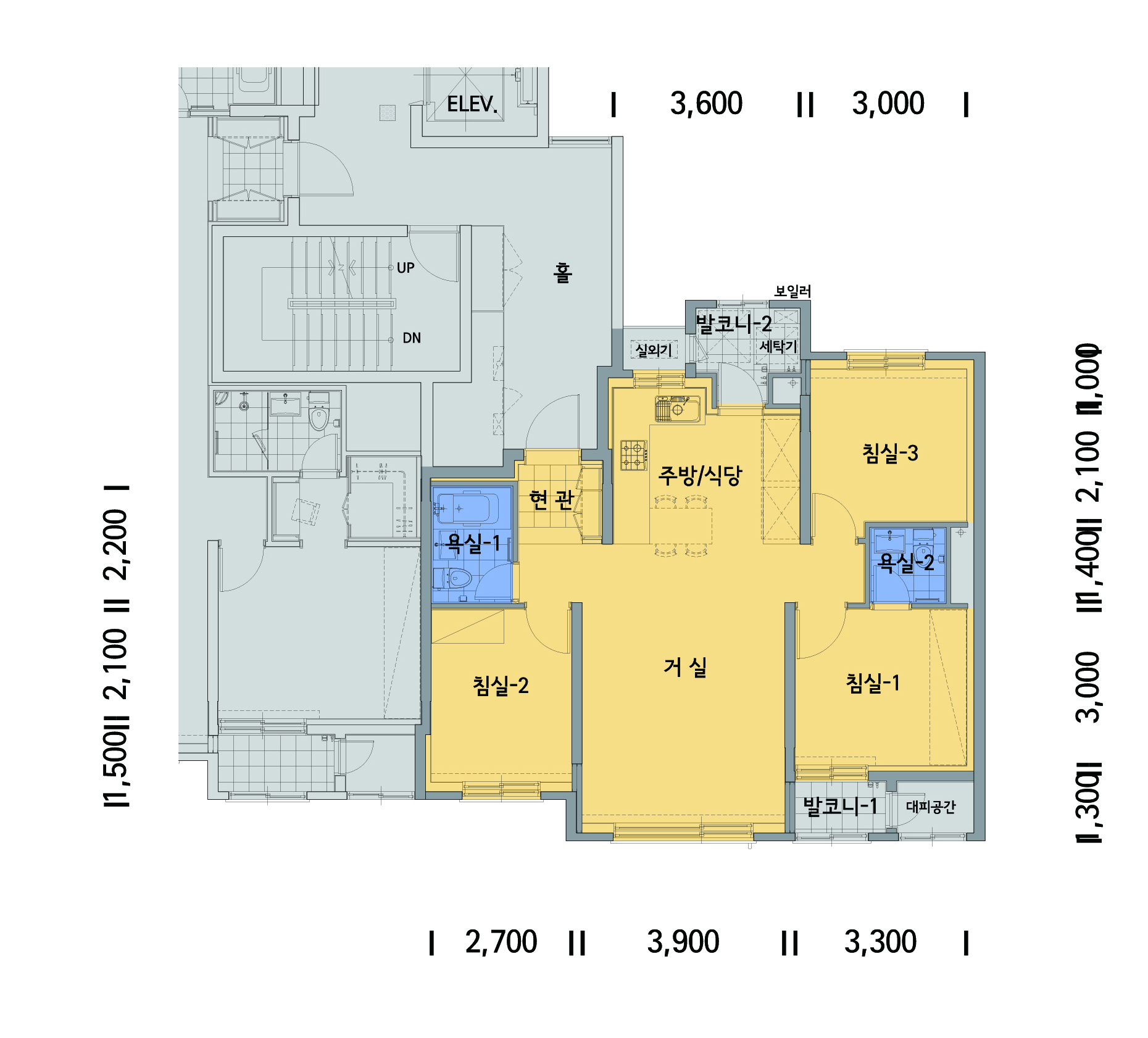 단위세대평면도 이미지