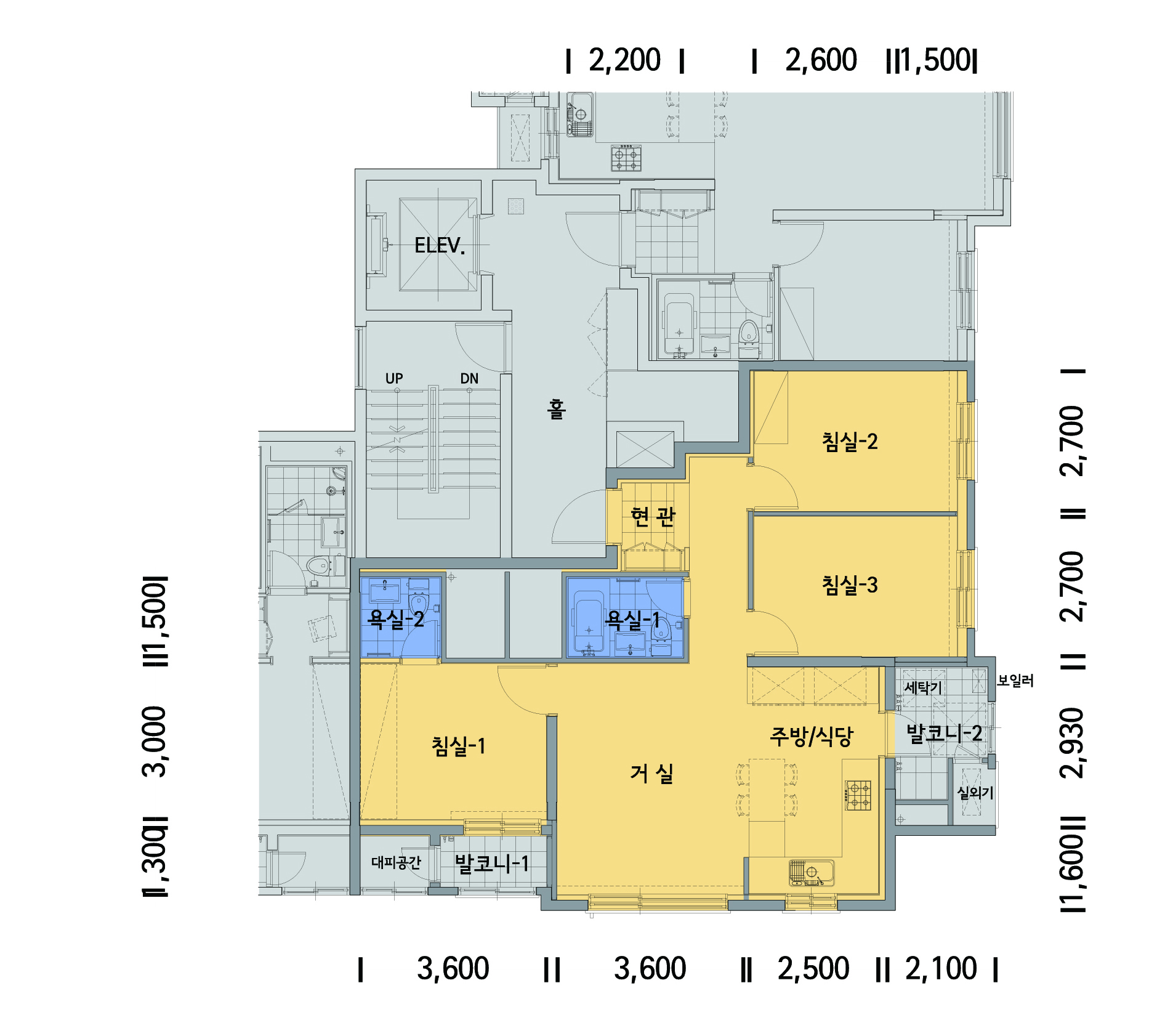 단위세대평면도 이미지