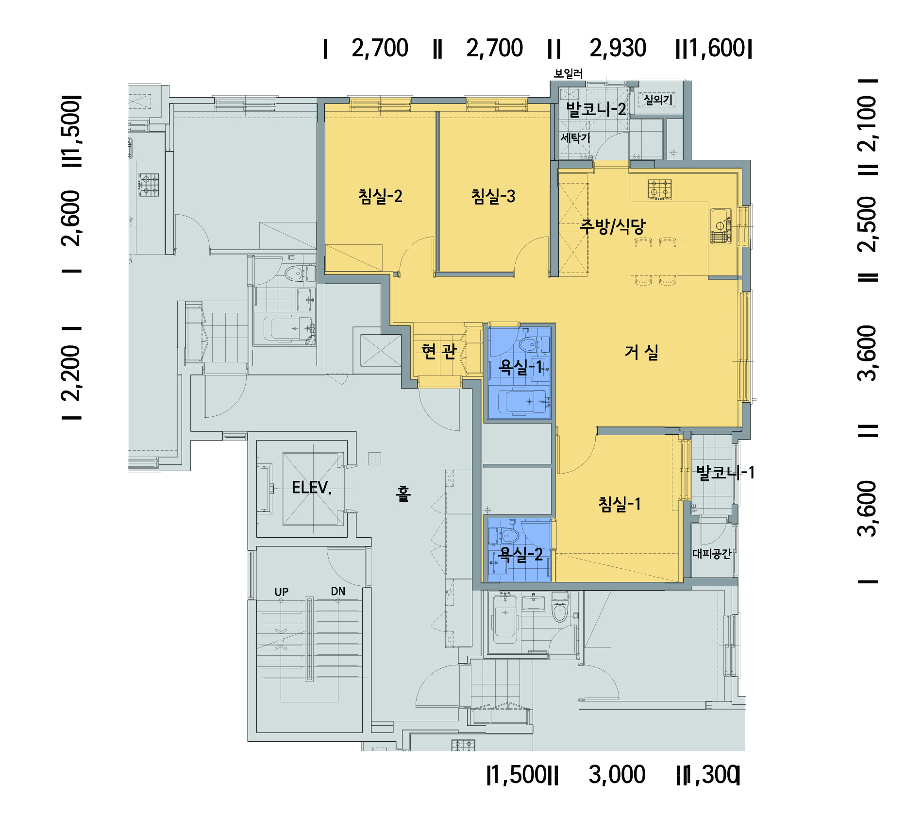 단위세대평면도 이미지