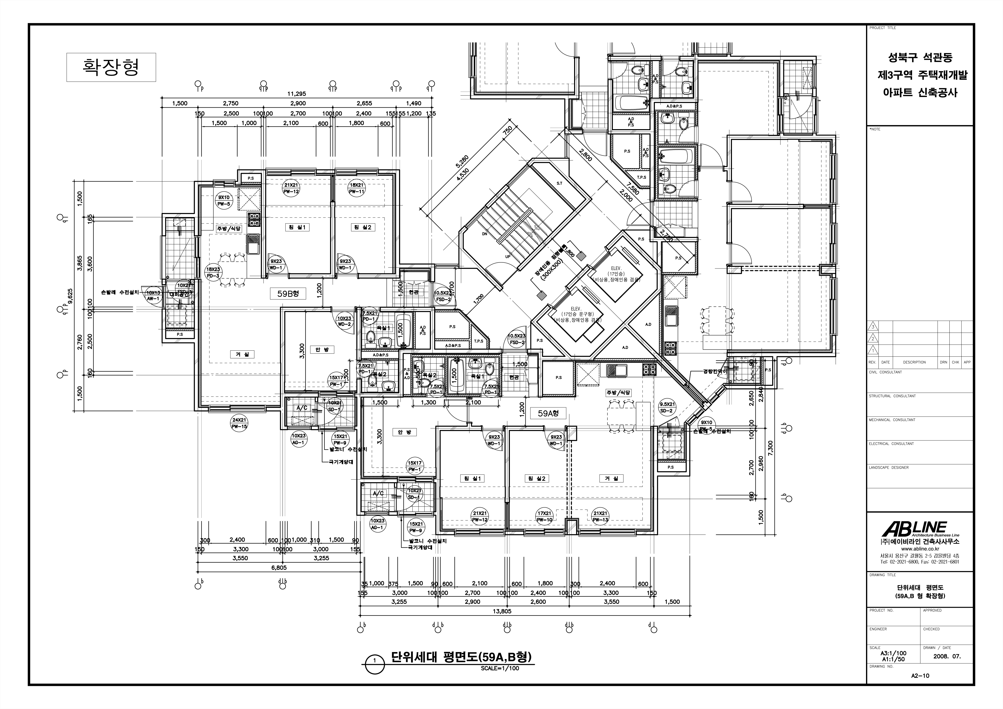 단위세대평면도 이미지