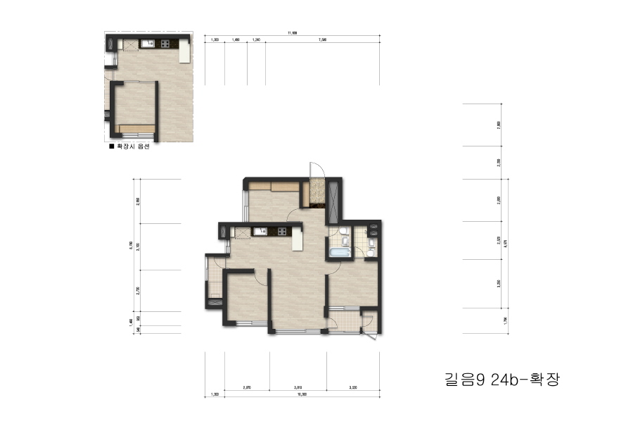 단위세대평면도 이미지