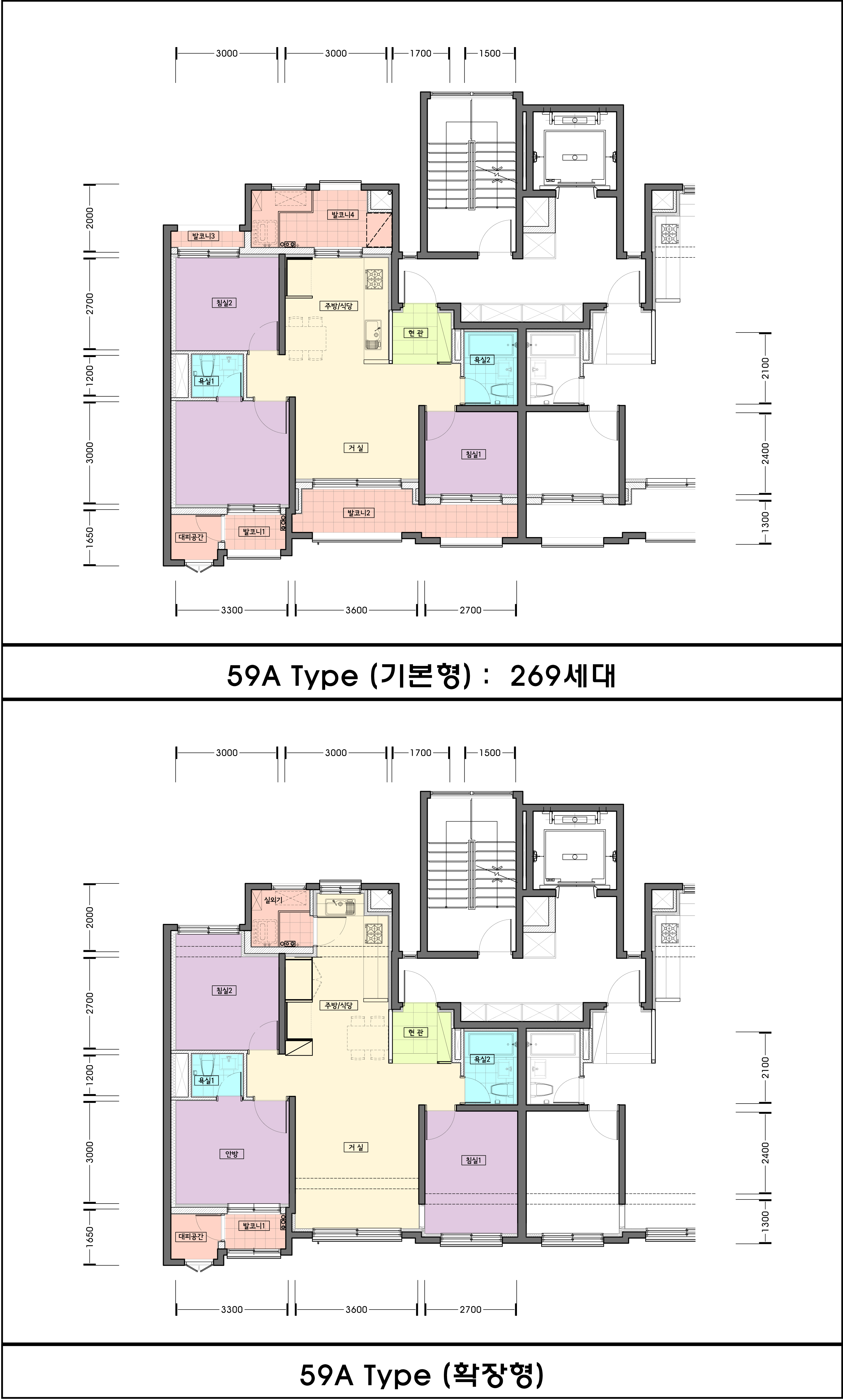 단위세대평면도 이미지
