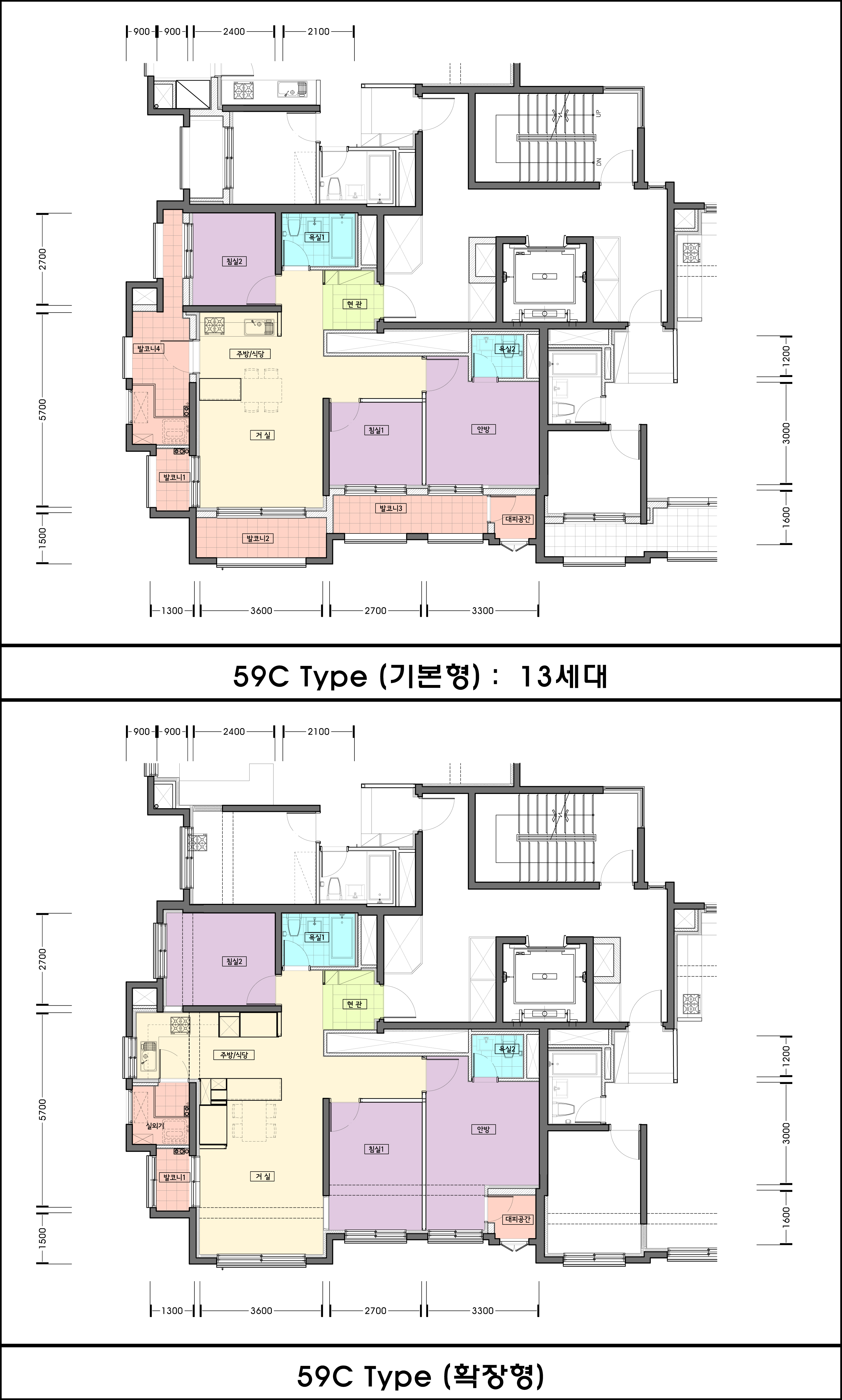 단위세대평면도 이미지