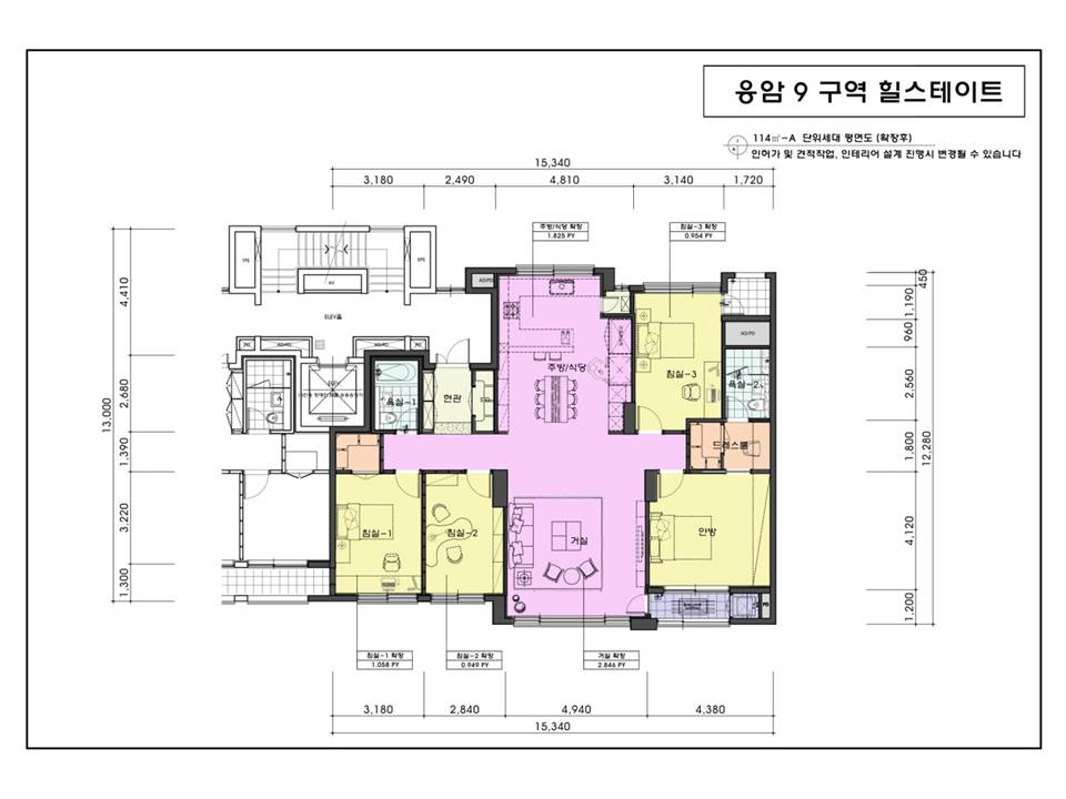 단위세대평면도 이미지