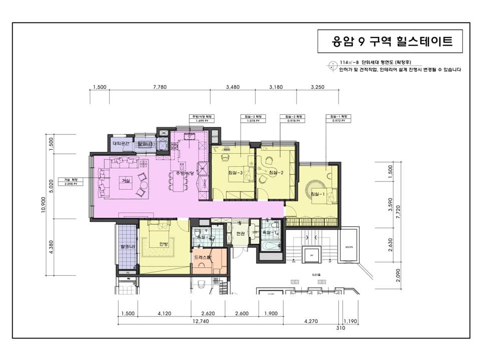 단위세대평면도 이미지