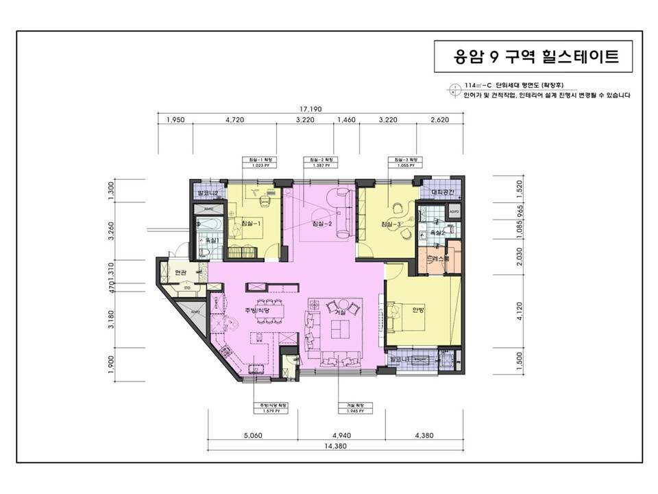 단위세대평면도 이미지