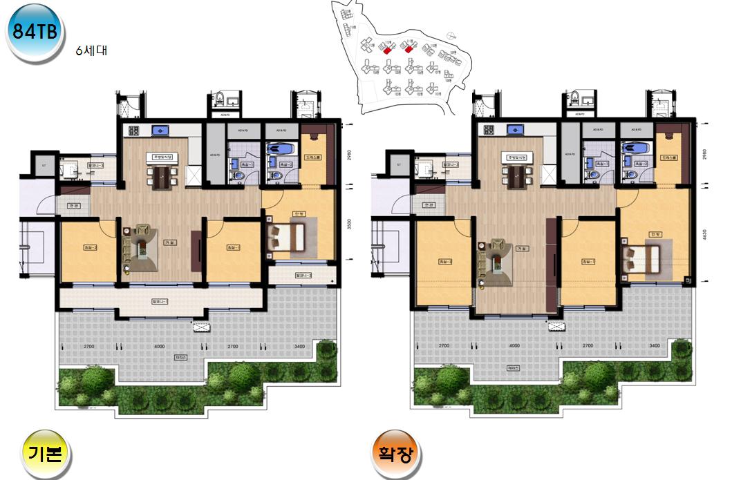 단위세대평면도 이미지