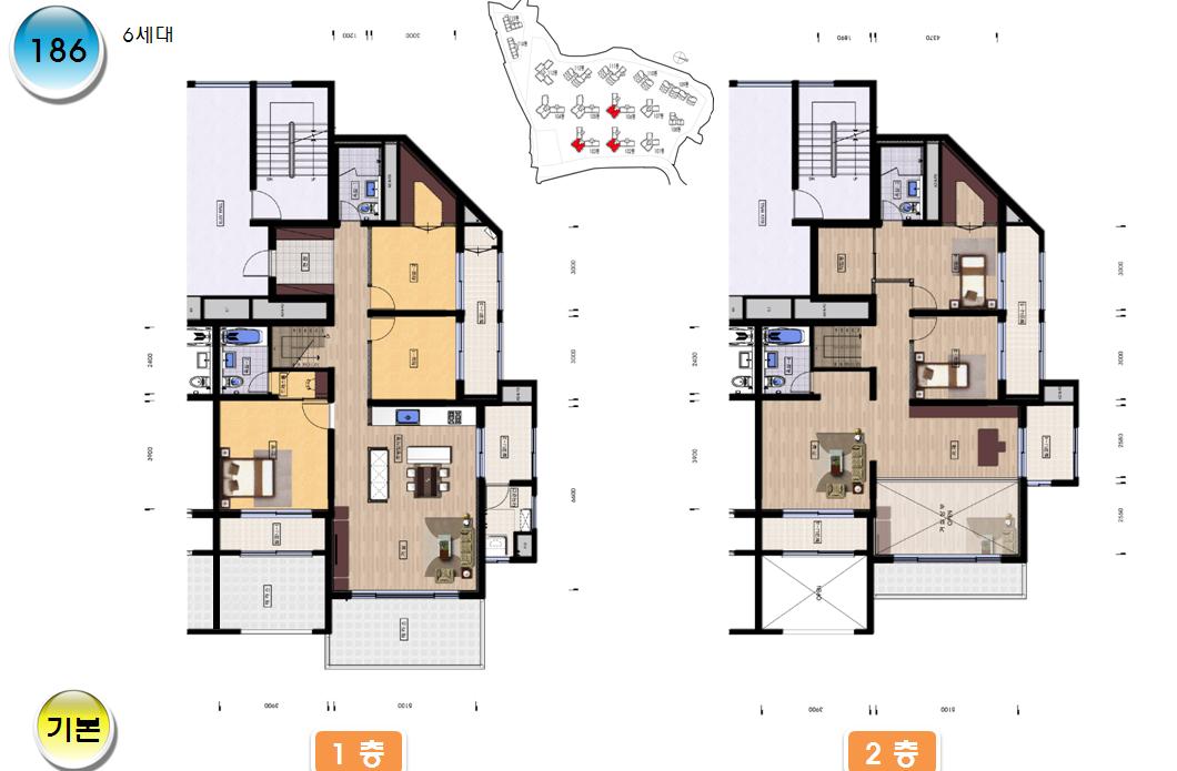 단위세대평면도 이미지