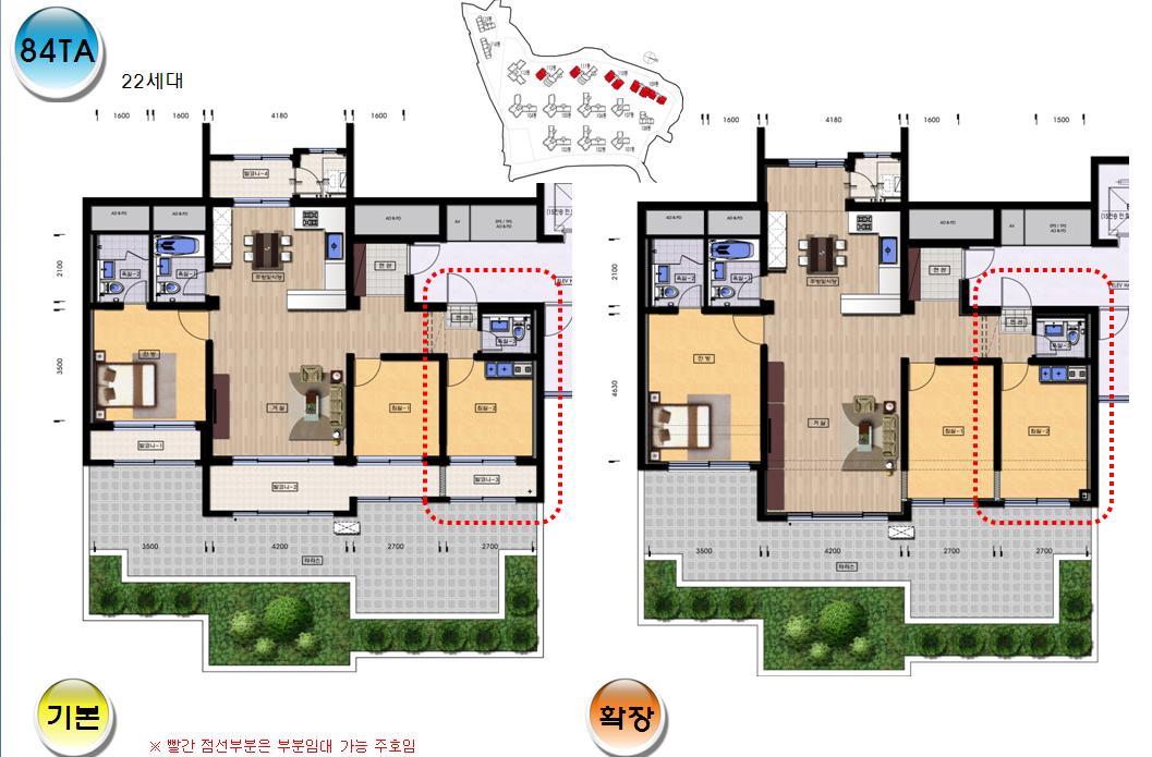 단위세대평면도 이미지